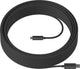 Logitech 939-001799 USB cable USB 3.2 Gen 2 (3.1 Gen 2) 393.7" (10 m) USB A USB C 10 Gbit/s Graphite