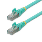 StarTech.com NLAQ-6F-CAT6A-PATCH networking cable Aqua color 70.9" (1.8 m) S/FTP (S-STP) Round