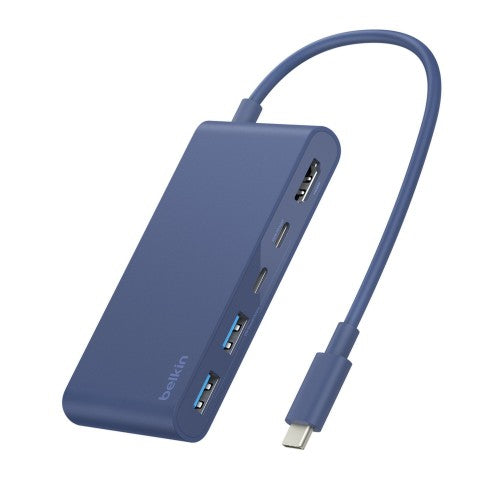 Belkin AVC022FQBL interface hub USB Type-C 5000 Mbit/s Indigo