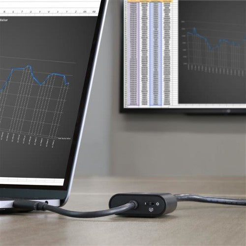 StarTech.com CDP2VGASA USB graphics adapter 2048 x 1280 pixels Black