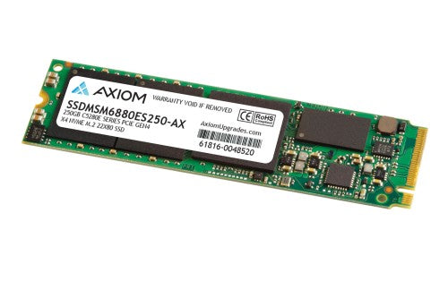 Axiom SSDMSM6880ES250-AX internal solid state drive 250 GB M.2 PCI Express 4.0 NVMe 3D NAND