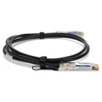 AddOn Networks QDD-400G-DAC-1M-AO InfiniBand/fibre optic cable 39.4" (1 m) QSFP-DD Black, Silver