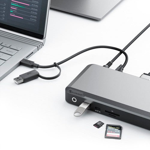 ALOGIC DX3 Wired USB 3.2 Gen 1 (3.1 Gen 1) Type-C Black, Gray