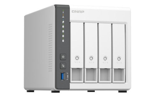 QNAP TS-433 NAS Tower ARM Cortex-A55 4 GB 0 TB QNAP Turbo System White