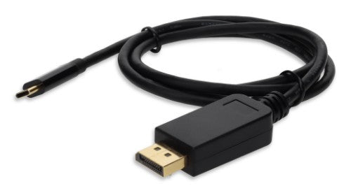 AddOn Networks USBC2DPMM3F video cable adapter 35.8" (0.91 m) DisplayPort Black