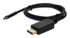 AddOn Networks USBC2DPMM3F video cable adapter 35.8" (0.91 m) DisplayPort Black