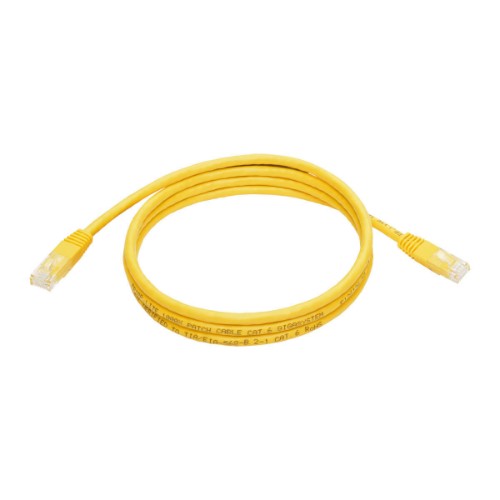 Tripp Lite N200-005-YW networking cable Yellow 59.1" (1.5 m) Cat6 U/UTP (UTP)