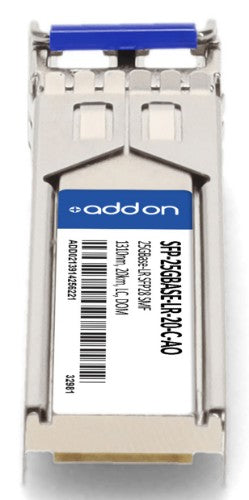 AddOn Networks SFP-25GBASE-LR-20-C-AO network transceiver module Fiber optic 25000 Mbit/s SFP28 1310 nm