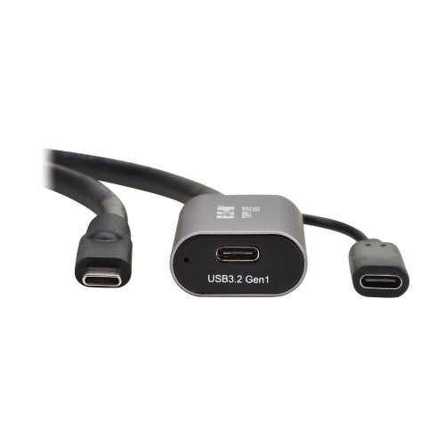 Eaton U330-10M-C2C-C USB cable USB 3.2 Gen 1 (3.1 Gen 1) 393.7" (10 m) USB C 5 Gbit/s Black, Gray