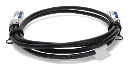 AddOn Networks QDD-400-CU3M-AO InfiniBand/fibre optic cable 118.1" (3 m) QSFP-DD DAC Black, Stainless steel