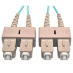 Tripp Lite N806-01M InfiniBand/fibre optic cable 39.4" (1 m) 2x SC Beige, Turquoise