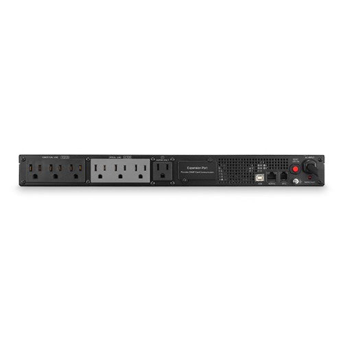 CyberPower PR500LCDRT1U uninterruptible power supply (UPS) Line-Interactive 0.5 kVA 400 W 7 AC outlet(s)
