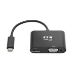 Tripp Lite U444-06N-VB-C USB graphics adapter 1920 x 1080 pixels Black