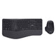 Adesso WKB-7500CB keyboard Mouse included Home/Office RF Wireless QWERTY US English Black, Gray