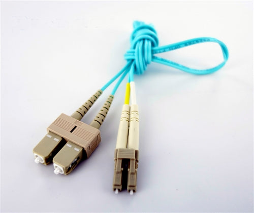 Axiom LC/SC MM Duplex OM4, 10m InfiniBand/fibre optic cable 393.7" (10 m) Turquoise