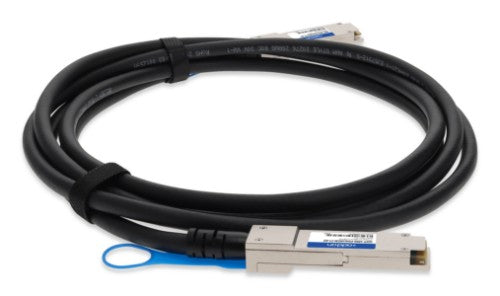 AddOn Networks QSFP-100G-PDAC50CM-FT-AO InfiniBand/fibre optic cable 19.7" (0.5 m) QSFP28 DAC Black, Stainless steel