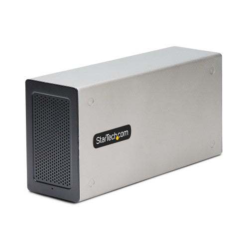 StarTech.com 2TBT3-PCIE-ENCLOSURE laptop dock/port replicator Wired Thunderbolt 3 Silver
