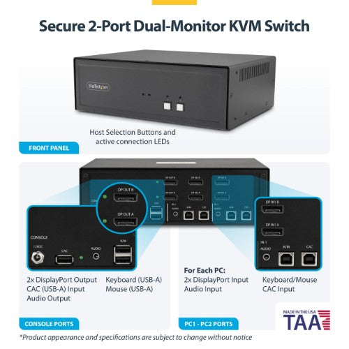 StarTech.com CK4-P202C KVM switch