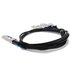 AddOn Networks 470-ABQF-AO InfiniBand/fibre optic cable 78.7" (2 m) QSFP28 4x SFP28 Black