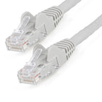 StarTech.com N6LPATCH10GR networking cable Gray 118.1" (3 m) Cat6 U/UTP (UTP) Round