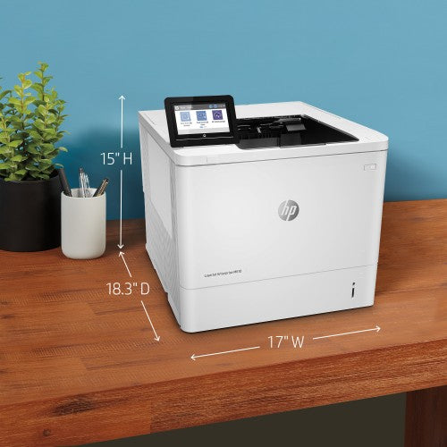 HP LaserJet Enterprise M610dn Black and white Printer, Ethernet Only; Duplex