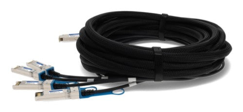AddOn Networks QSFP-4SFP-PDAC1M-FT-AO InfiniBand/fibre optic cable 39.4" (1 m) QSFP+ 4x SFP+ DAC Black