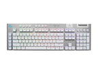 Logitech G 920-012685 keyboard Gaming RF Wireless + Bluetooth QWERTY English White