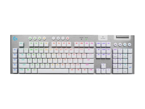 Logitech G 920-012685 keyboard Gaming RF Wireless + Bluetooth QWERTY English White