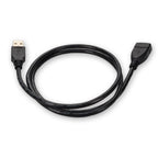 AddOn Networks USBEXTAA5MF USB cable USB 2.0 59.8" (1.52 m) USB A Black