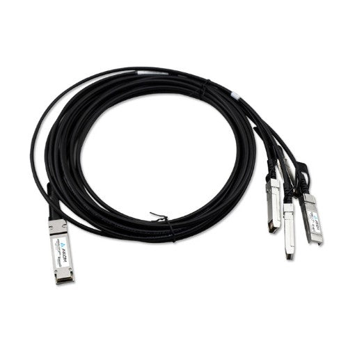 Axiom QFX-QSFP-DACBO-2M-AX InfiniBand/fibre optic cable 78.7" (2 m) QSFP+ 4x SFP+ Black, Silver