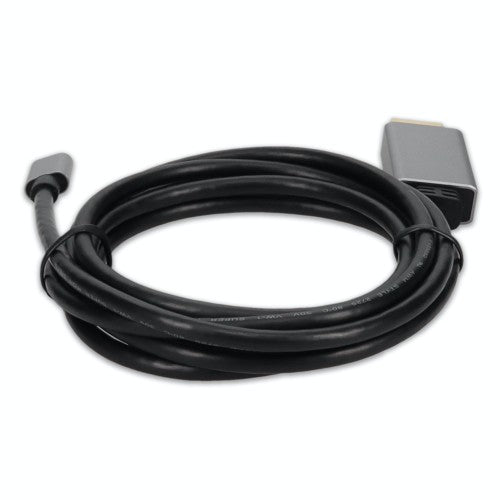 AddOn Networks USBC2DPMMAL-AA video cable adapter 7.87" (0.2 m) USB Type-C DisplayPort Black