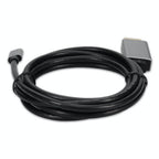 AddOn Networks USBC2DPMMAL-AA video cable adapter 7.87" (0.2 m) USB Type-C DisplayPort Black