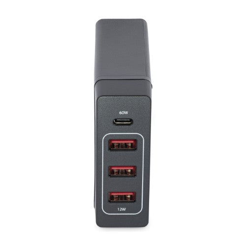 StarTech.com DCH1C3A mobile device charger Universal Black AC Indoor