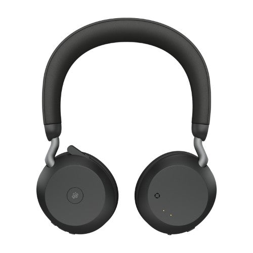Jabra Evolve2 75 Headset Wireless Head-band Office/Call center USB Type-C Bluetooth Charging stand Black