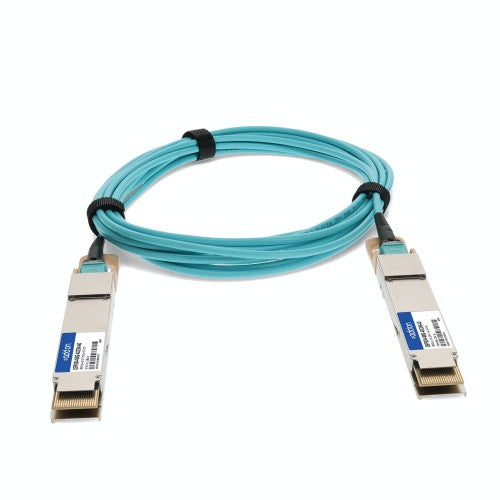 AddOn Networks QSFPDD4-400G-AOC5M-AO InfiniBand/fibre optic cable 196.9" (5 m) QSFP-DD AOC Aqua color