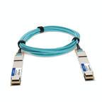 AddOn Networks QSFPDD4-400G-AOC5M-AO InfiniBand/fibre optic cable 196.9" (5 m) QSFP-DD AOC Aqua color