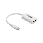 Tripp Lite U444-06N-DP4K6W video cable adapter 5.91" (0.15 m) USB Type-C DisplayPort White