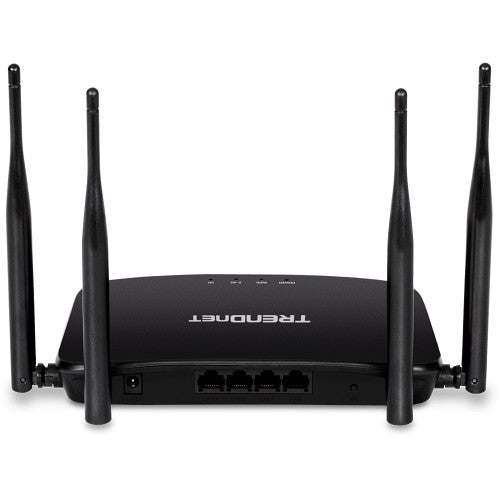 Trendnet TEW-831DR wireless router Fast Ethernet Dual-band (2.4 GHz / 5 GHz) Black