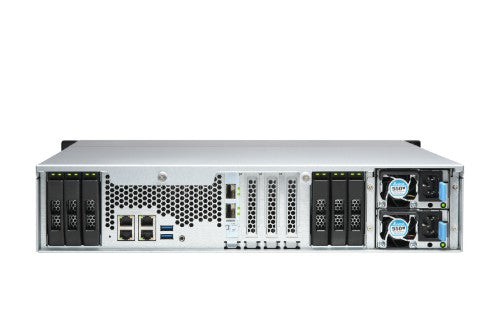 QNAP TS-h1886XU-RP R2 NAS Rack (2U) Ethernet LAN Black D-1622