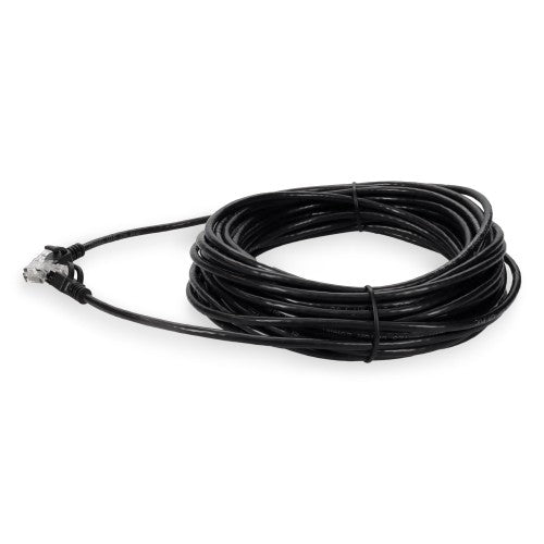 AddOn Networks ADD-30FSLCAT6NB-BK networking cable Black 359.8" (9.14 m) Cat6 U/UTP (UTP)