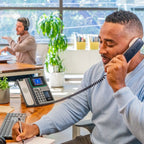 HP Poly Edge E450 IP Phone and PoE-enabled GSA/TAA