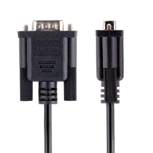 StarTech.com 9FMNM-3M-RS232-CABLE serial cable Black 118.1" (3 m) DB-9