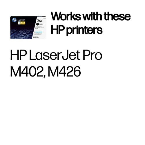 CF226X (26X) Toner black, 9K pages