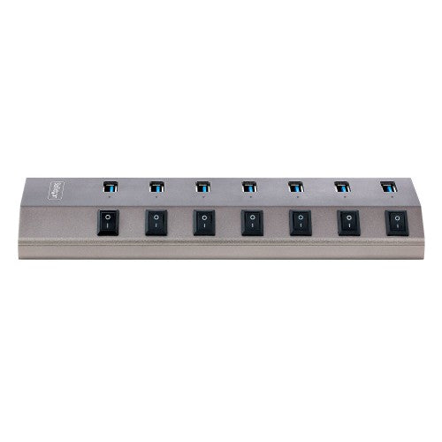 StarTech.com 5G7AIBS-USB-HUB-NA interface hub USB 3.2 Gen 1 (3.1 Gen 1) Type-B 5000 Mbit/s Gray