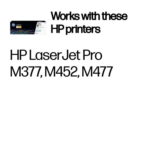 CF410X (410X) Toner black, 6.5K pages