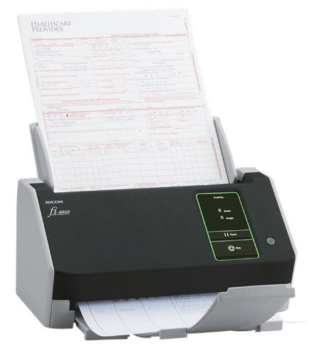 Ricoh FI-8040 ADF + Manual feed scanner 600 x 600 DPI A4 Black, Gray