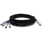 AddOn Networks JNP-QSFP-DACBO-3M-AO InfiniBand/fibre optic cable 118.1" (3 m) QSFP+ 4xSFP+ Black