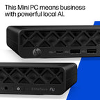 HP EliteDesk 8 Mini G2i Desktop Next Gen AI PC Wolf Pro Security Edition Copilot+ PC 32 GB DDR5-SDRAM 512 GB SSD Windows 11 Home Mini PC