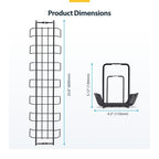 StarTech.com S1MB-DESK-CABLE-TRAY cable organizer Cable basket Black 1 pc(s)