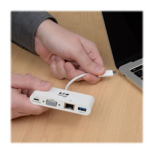 Tripp Lite U444-06N-VGU-C USB graphics adapter 1920 x 1080 pixels White